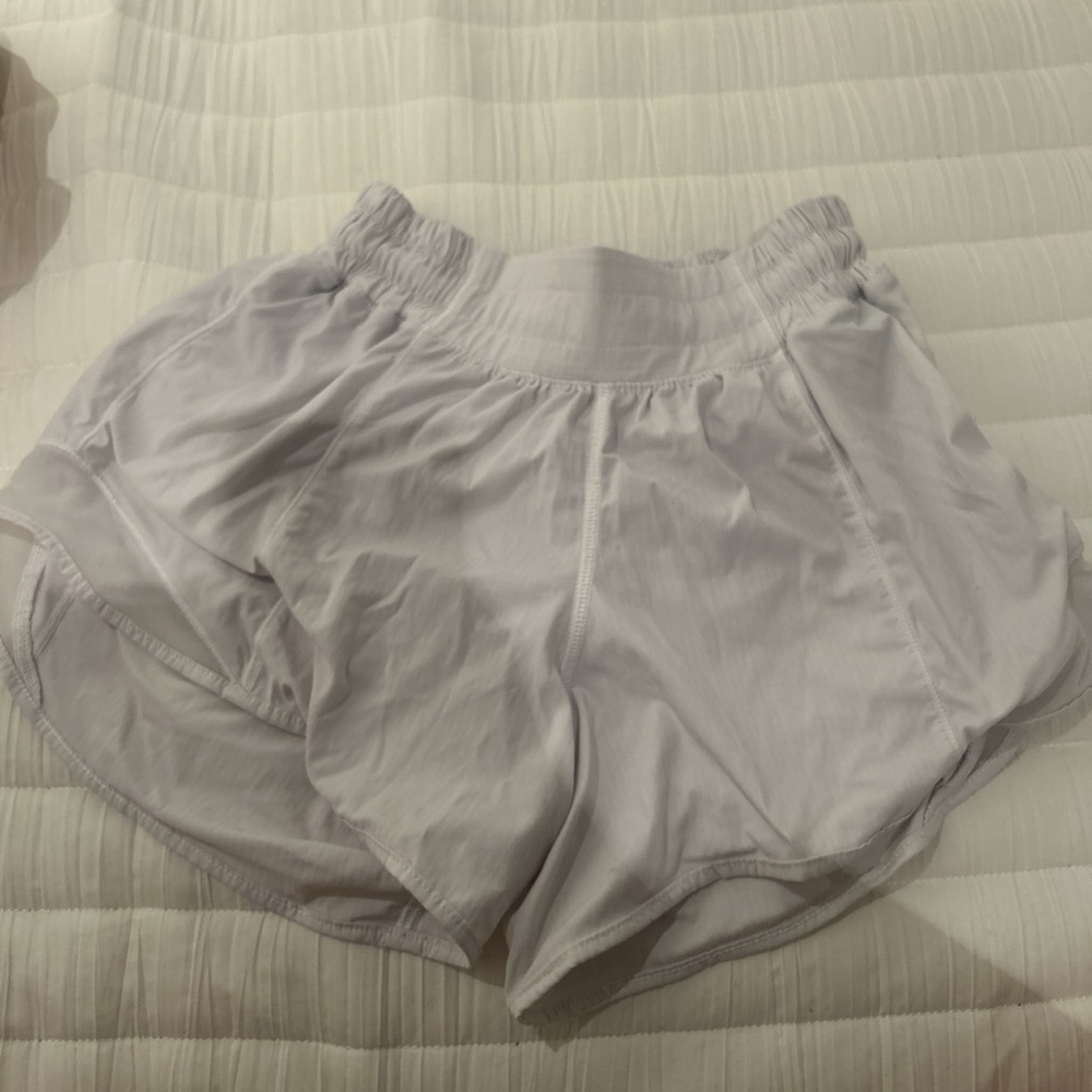 Lululemon white Hotty Hot shorts